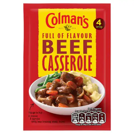 Colman's Beef Casserole - 40g