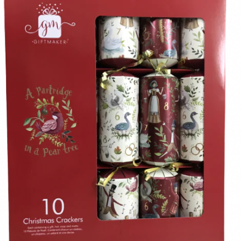 Christmas Cracker 14'' Deluxe 12 days of Christmas crackers at ...