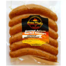 Classic Louisiana Andouille Smoked Sausage – 500g
