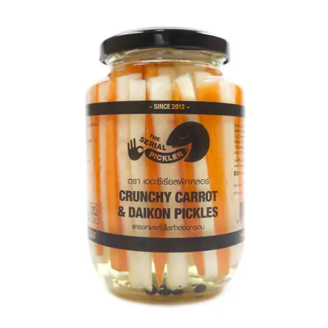 Crunchy Carrot & Daikon Pickles - 480g