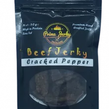 Beef Jerky 50g – Cracked Pepper– Smokey Mountain