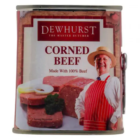 Dewhurst Corned Beef (UK style, canned) - 340g