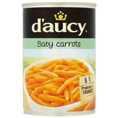 D'aucy Baby Carrots - 400g Can