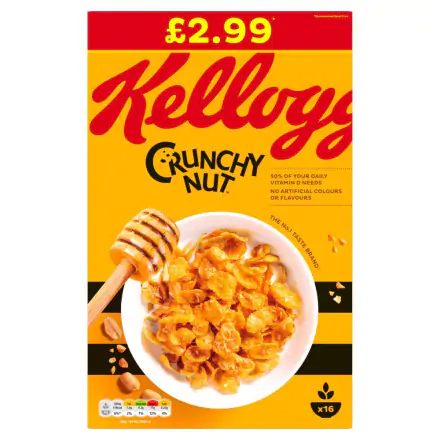Kelloggs crunchy nut cornflakes 500g