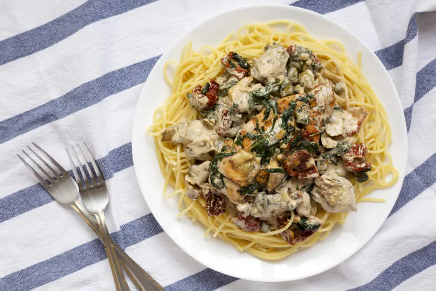 Tuscan Chicken Pasta