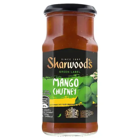 Sharwood's Green Label Mango Chutney 227g - SR
