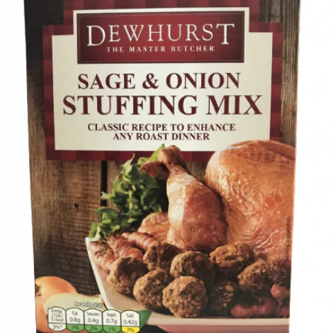 (Short dated) Dewhurst Sage & Onion Stuffing Mix - 170g