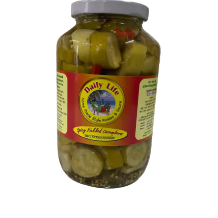 Spicy Pickled Cucumbers (Sliced) -1070g