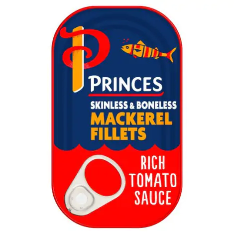 Princes Mackerel Fillets In Tomato Sauce - 125g