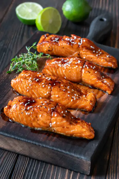 Teriyaki salmon